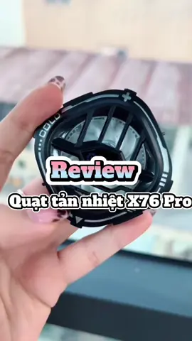 Review quạt tản nhiệt X76 Pro #x76pro #quattannhiet #fypシ゚ 