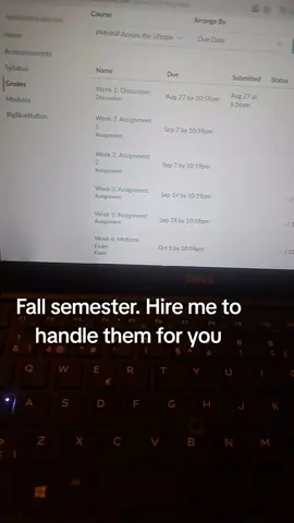 Need help with your classes? DM. Fall semester #Walden #assignmentstruggles #capelaflexpath #essayhelp #edgenuityhelp 