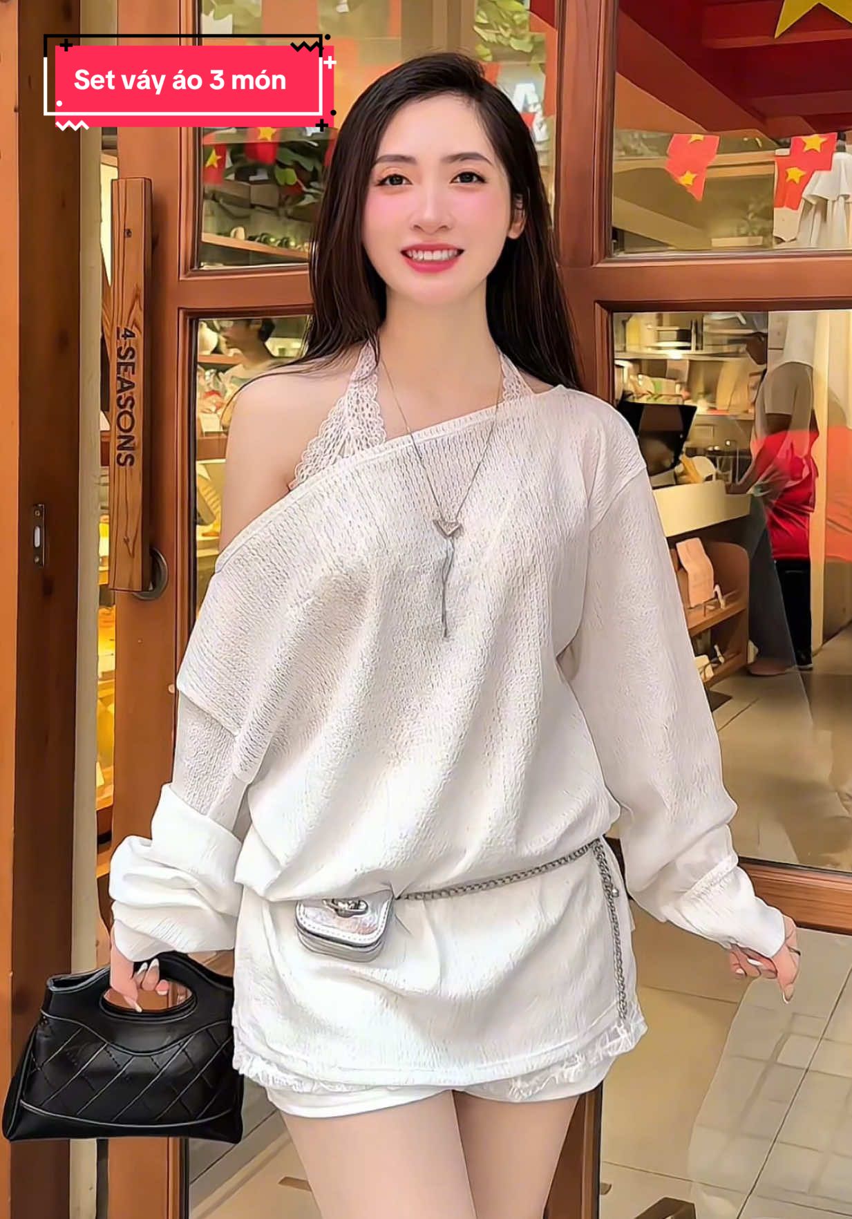 Set váy áo thiết kế 3 món xinh iuu #xuhuong #hanhbe992 #setdoxinh #setvayao #setaovay 