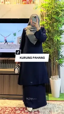 Cantik sangat baju kurung pahang ironless ni tau , pakai auto nmpak slim😍 harga pulak murahh dooh! #bajukurung #kurungpahang #kurungironless 