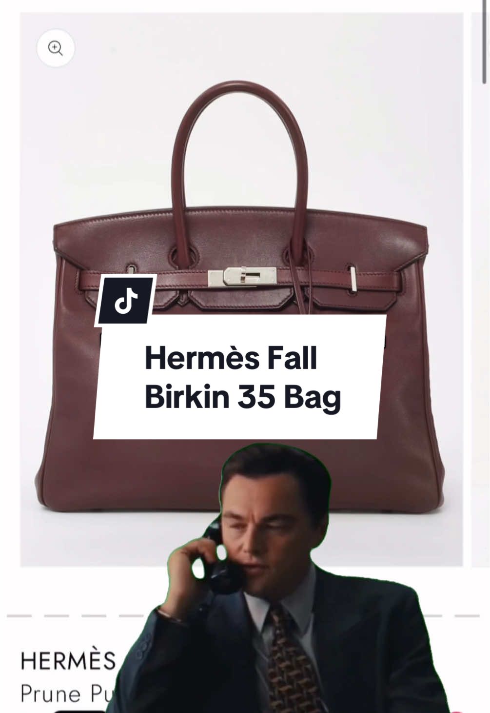 this birkin for fall tho 😭 might just be my next new purchase #hermes #hermesbirkin #fallfashion #styleinspo #burgundy #birkinbag #fall #fyp #foryoupage #consignment 