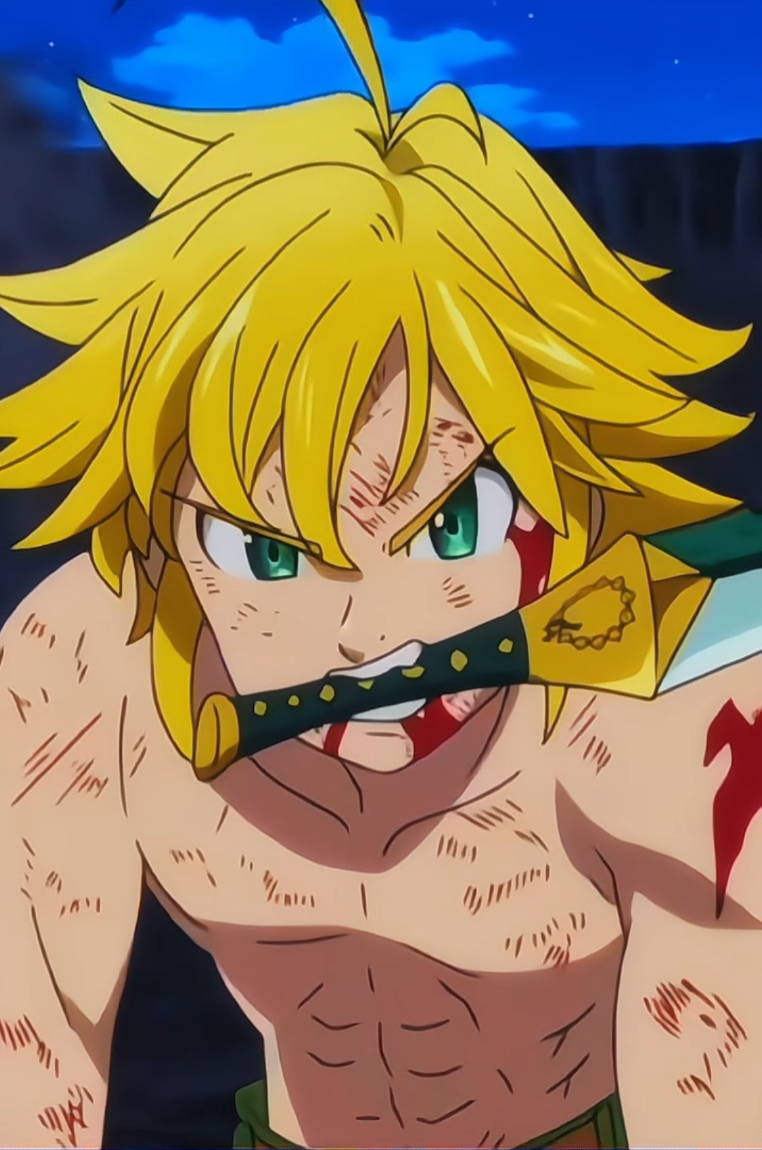 Meliodas vs 10 mandamentos #meliodas #nanatsunotaizai #fy 