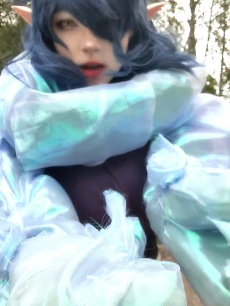 thank you for all your support hihi😽 🖤💜𝓥𝓮𝓷𝓸𝓬𝓽💙🐍 #venoct #venoctcosplay  #yokaiwatch #yokaiwatchcosplay #sweetsecretcos 