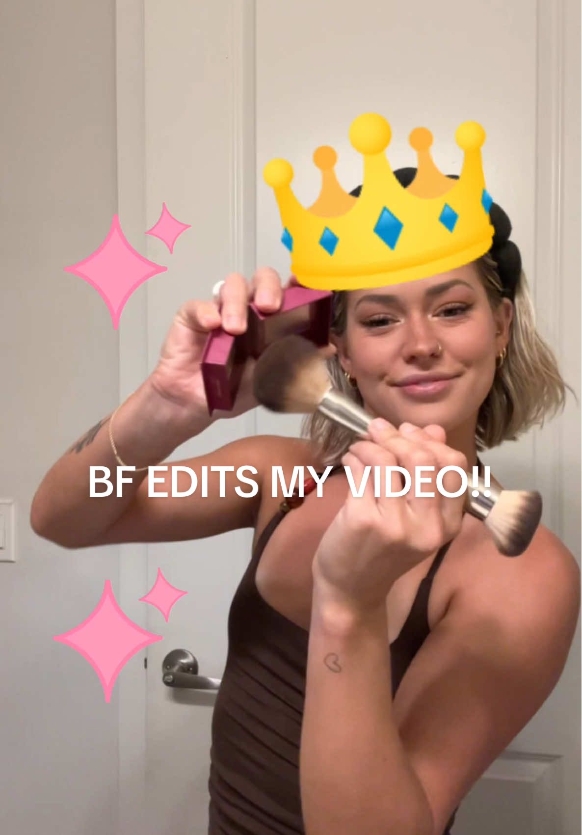 i finally got chandler to edit my makeup video & it is definitely… something😂 #makeup #boyfriendedit #capcut #foryou #fyp 