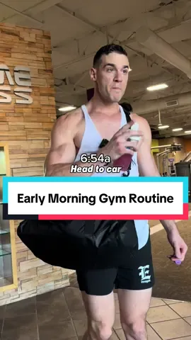 These podcasters 😅 My early morning gym routine as a father of 1. #Fitness #buildmuscle #fitdad Supps & apparel @Evogen 