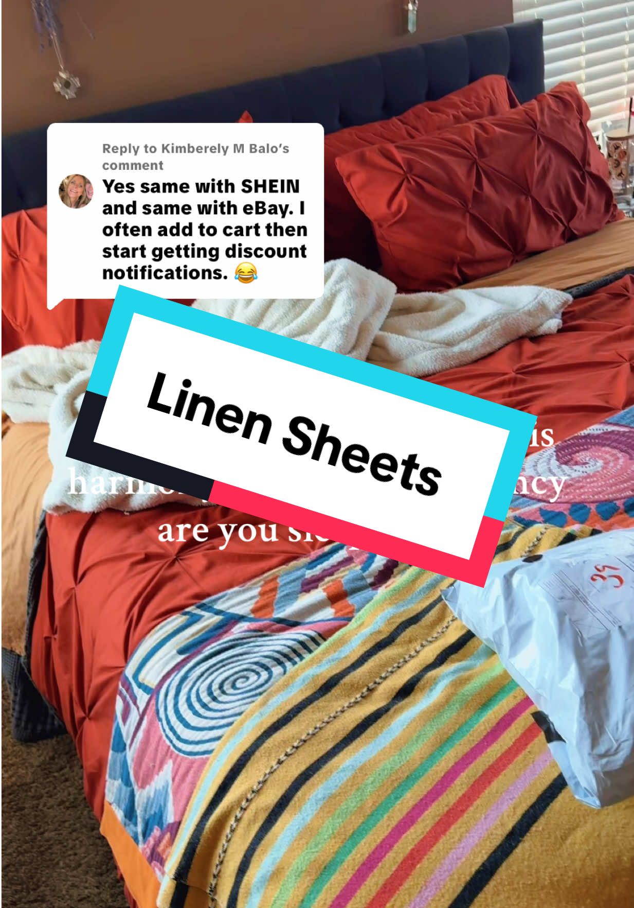 Replying to @Kimberely M Balo Polyester is chaos. Linen is harmony.⚡️ 100% flax linen vibrates at 5,000 hertz—synthetics vibrate in disharmony. You spend a THIRD of your life in bed… why would you marinate in static when you could recharge in frequency? I personally sleep deeper, dream sweeter, and wake with less inflammation on linen sheets. And right now, they’re on Labor Day sale—if you’ve been waiting for the sign to upgrade your sleep frequency, this is it. Snatch them before they’re gone. #TikTokShopLaborDaySale  #Linen #LinenSheets #highfrequencyfabrics 