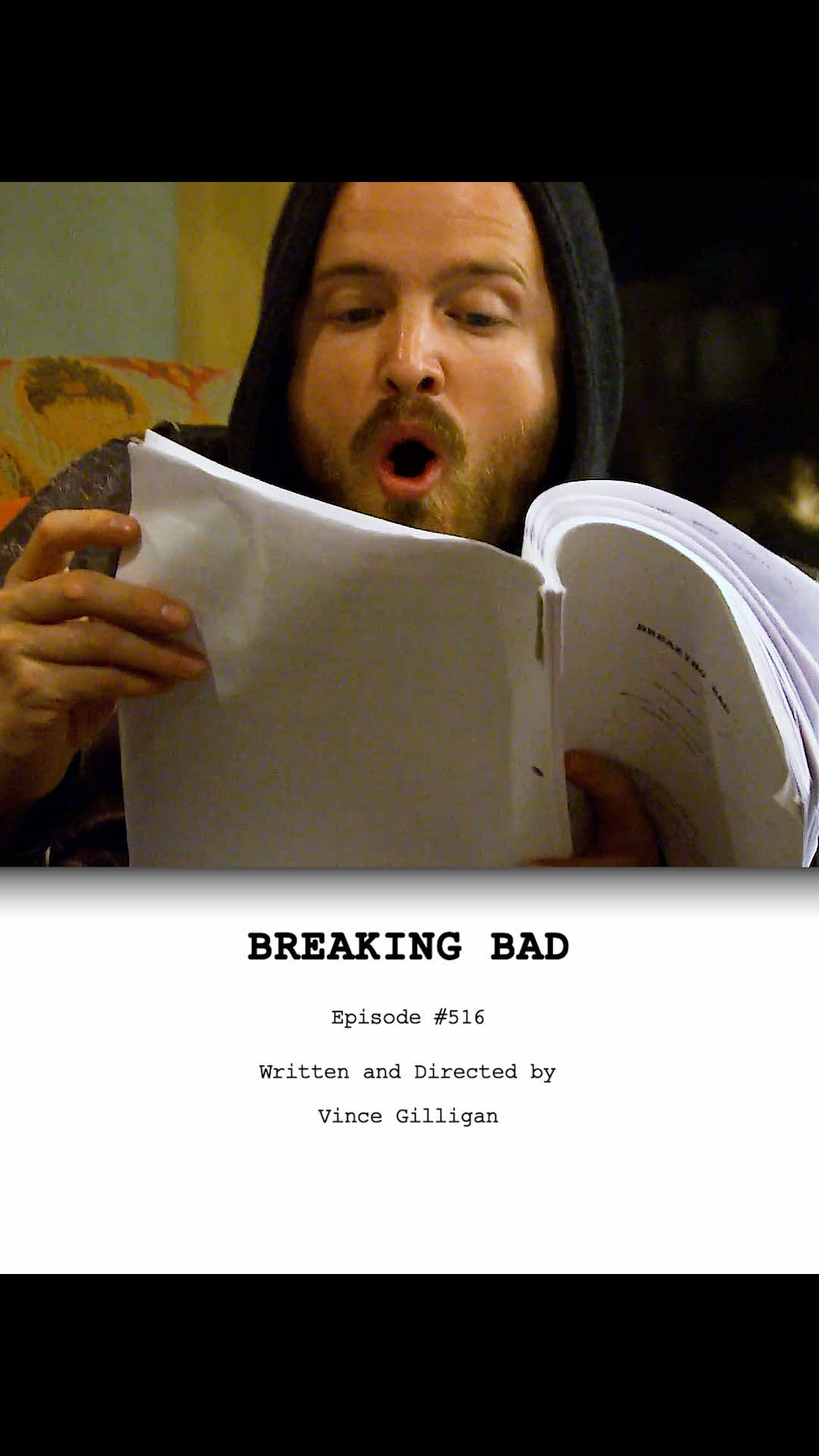 Bryan Cranston & Aaron Paul read the ‘Breaking Bad’ finale for the first time 📄 📺 #breakingbad #script #screenplay #tableread #acting