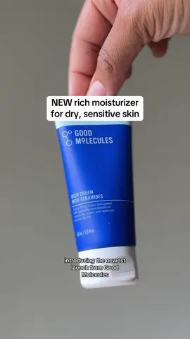 🍦 Rich Cream with Ceramides ($14) is available now at goodmolecules.com 💙  Available online and in-store at @Ulta Beauty in October 🛍️ #goodmolecules #moisturizer #ceramides #dryskin #sensitiveskin @Terra Renee✨ 