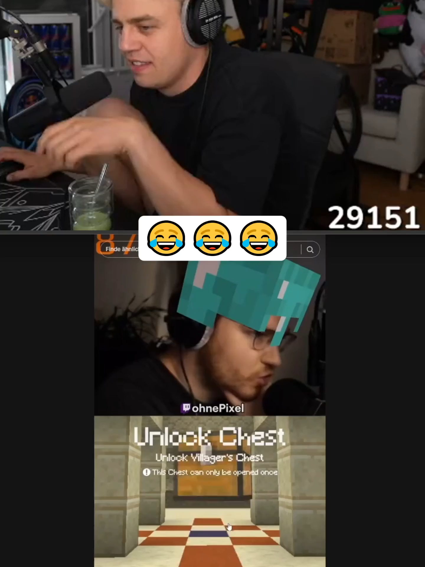 @papaplatte reagiert auf ein OhnePixel TikTok #twitchgermany #papaplatte #twitchclips #twitch
