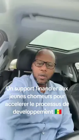 Un support financier aux jeunes chomeurs pour accelerer le processus de developpement 🇸🇳