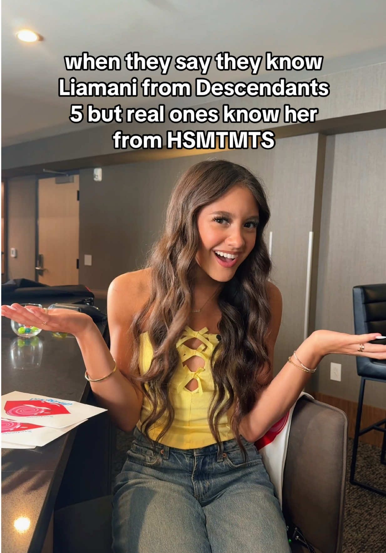 LIAMANI IS NEXT ON PUCKER UP Princess Pink has entered the sour chat #puckerupwithjoelylive #liamanisegura #descendants #hsmtmts #descendants5 @Liamani 