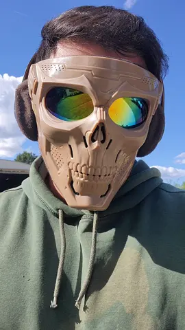 Skull mask #skullmask #halloween #yarderosperrones💪🏼🇲🇽 #tiktokshop #mascara 