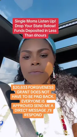 The Grant y'all needed is here. Inbox your STATE below to see if you're Qualified!!! #courier #grant #greecetiktok #truckdrivers #viraltiktok #businessfunding #funding #sba #islandkingchallenge #financial #hardship #prettygirl #momshelpingmoms #truck #goodwoman #everyone #contentcreator #smallbusinessowner #smallbusinessowners #businessproposal #businessowner ME A #fyp #disability #disabled #unemployment #unemployedance  #housing #housingmarket #finance #credithelp #financetiktokO.ND #disabilitytiktok #CRArefund 144 #financialtips #TaxCreditTips #ment
