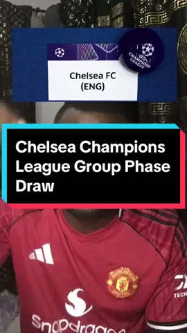 Chelsea Champions League Group Phase Draw, opinion from an angry Man Utd fan 😂😂😂 #chelsea #ChelseaFC #championsleague #uefachampionsleague 