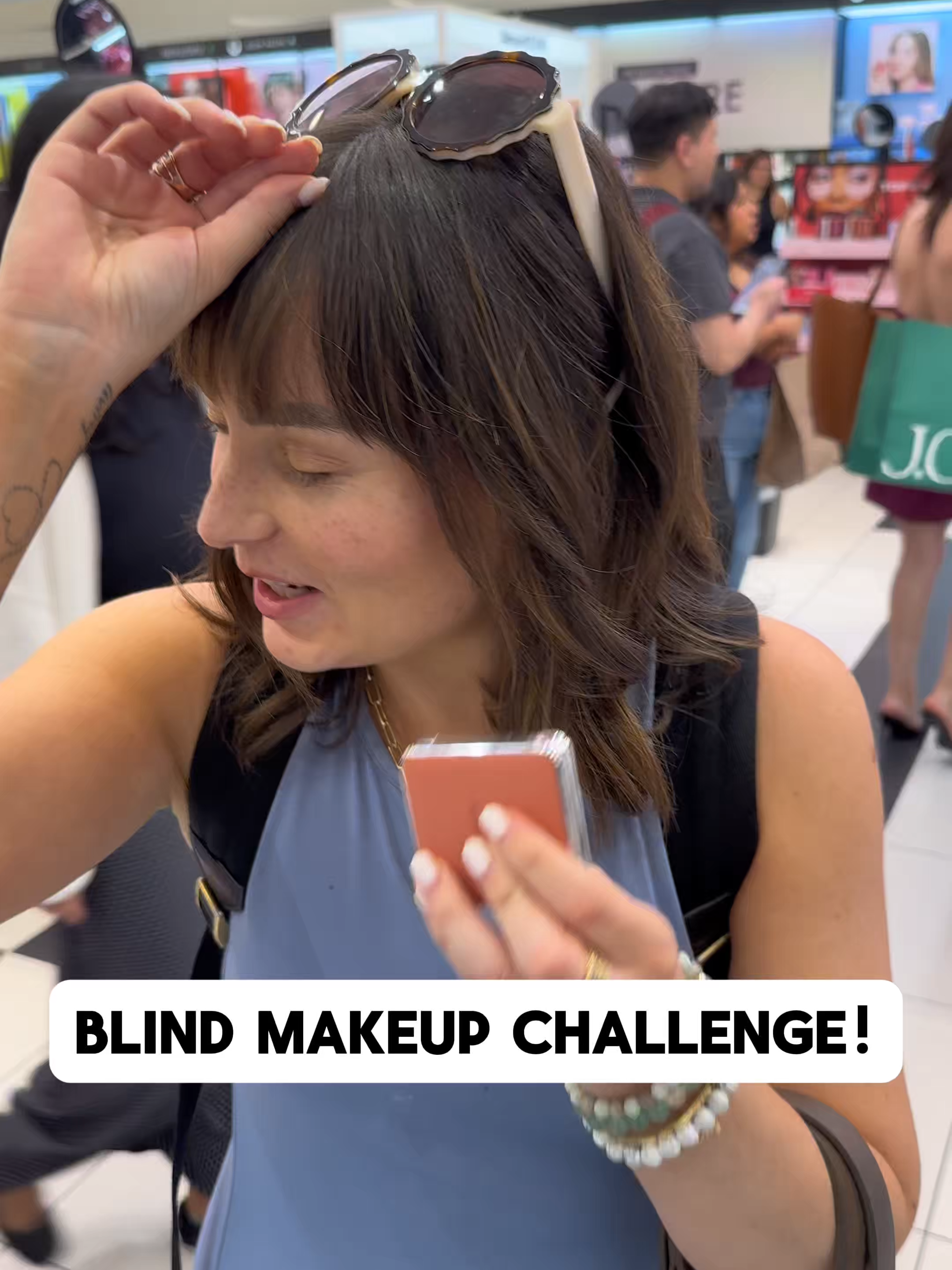 I’ve said it before and I'll say it again, my hands are my eyes! 👋🏻 And this is why having unique packaging matters! You stand out on cluttered shelves, and even a blind girl can shop for your products independently! 😉 @sephora @rarebeauty @benefitcosmetics @fentybeauty @hauslabs #BeautyTok #BeautyTikTok #MakeupTikTok #MakeupTok #MakeupShopping