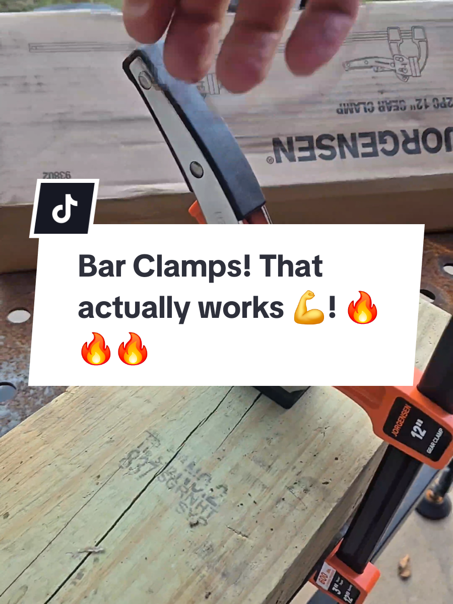 Stop using the old style clamps for your home projects! Use the new version of clamps! Best grips and secure!#clamps #barclamps #woodwork #woodworking #b2cpartsandtools @Pony&Jorgensen 