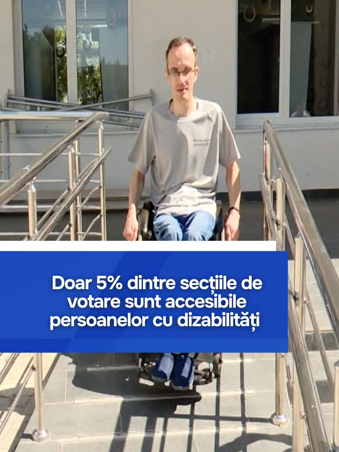 Doar 5% dintre secțiile de votare sunt accesibile persoanelor cu dizabilități #Dizabilități #Accesibilitate #Alegeri #Moldova #SecțiiDeVotare #CEC #Rampe #Incluziune #VotAccesibil