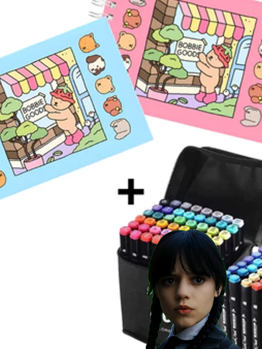 Bobbie Goods pra Colorir so R$29,89. #tiktokshop #tiktokshopbrasil #achadinho #achadinhos #baratinho #promocao #oferta #wandinha #wandinhaaddams #bobbiegoods