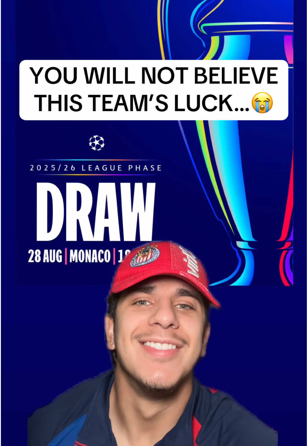 This can’t be real…😭🤣 #realmadridfc #barcelonafc #championsleague #championsleague2025 #championsleaguedraw 