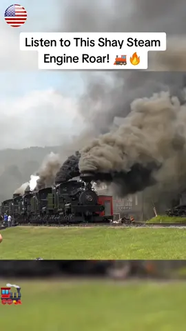 That classic Shay sound never gets old! 🚂✨ #steamtrain #usa🇺🇸 #whistle #steamenginepro #foryou 