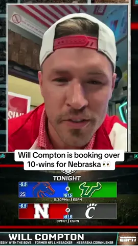 #Nebraska kicks off the #CFB season tonight 🥳 @Pat McAfee Show Clips #Week1 #football #Cincinnati 