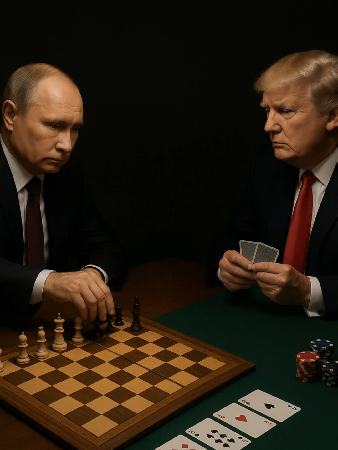 Trump, Putin and Zelensky Play Different Games #ai #aishorts #aivideo #zelensky #putih#trump #game