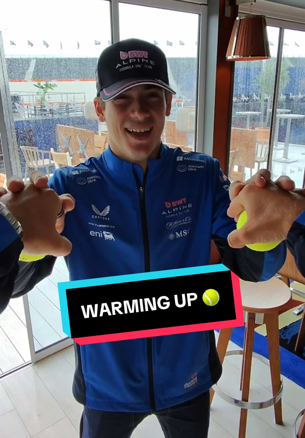learning from the master 🎾👀 #f1 #alpinef1 #pierregasly #francocolapinto 