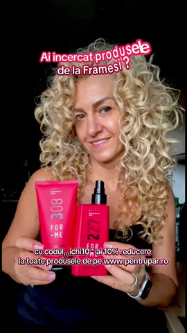 Ai incercat crema 308 For me si spray-ul 227 For me. Ai 10% reducere folosind codul ,,ichi10”la toate produsele de pe @pentrupar.ro     #creatorsearchinsights #curls #parcret #curlygirlmethod #curligirlromania #parnatural #rutinaparcret #tipsforcurlyhair #bucle #healthyhair #fyp #cgmethodromania #naturalcurls #curlyhair #metodacurlygirl #curlyhairtiktok #wavyhair #curlyhairstyles #parsanatos #produsepar #curlyhairroutine #curlyhairtips #curlyhairproducts 