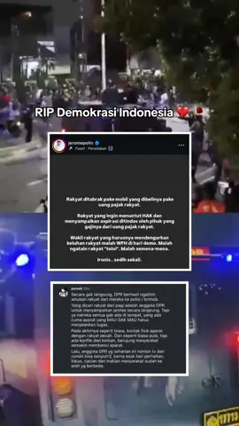 pray for indonesia 💔🥀 #rip #demokrasi #indonesia🇮🇩 #fyp #viral 