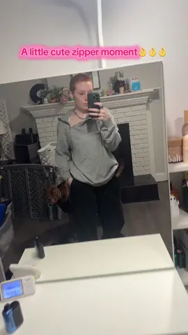 I’m loving this sweater! It’s a half zip sweater but the zipper is so unique! It’s perfect for fall, school or even just lounging on the lazy days or rainy days! So comfortable and fits baggy! I love it! #baggy #halfzip #falldealsforyou #tiktokshop #fallsale 