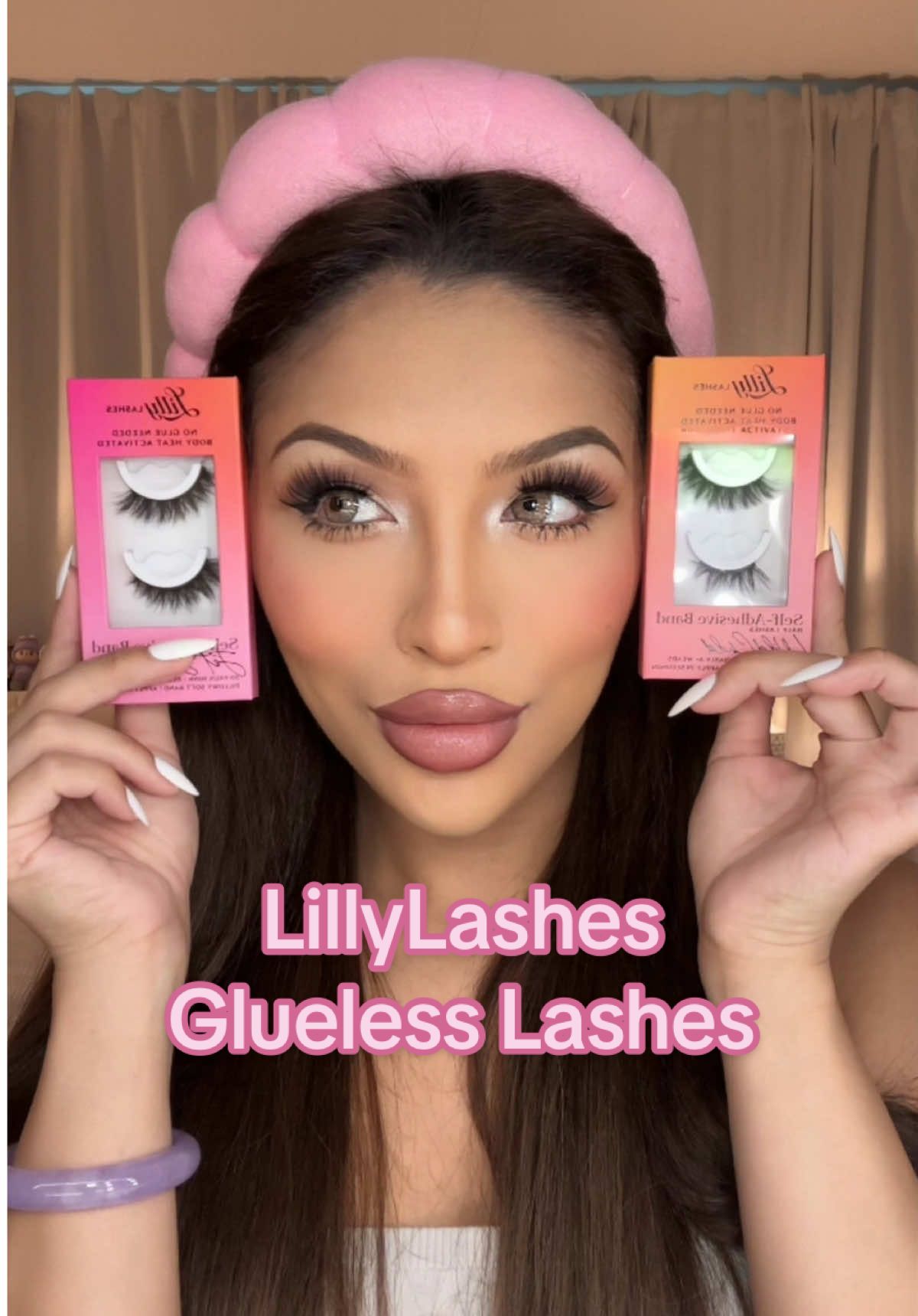 @Lilly Lashes Glueless Lashes ?!?! #Fyp #ForYouPage #ForYou #LillyLashes #LillyLashesSelfAdhesive 