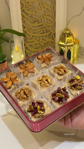 اروووع حلوة معسلة 😍 جربوها للمولد راح تهبلو عليها    مقادير 40 حبة 3 كؤوس قطايف محمصين كأس جلجلان محمص كأس حلوة الترك كأس مكسرات مرحي ناعم كأس مكسرات مرحي شوية خشين كأس و نصف عسل 100 غ زبدة  مكسرات للتزين  للمعة ( عسل و غلكوز ) #حلويات_جزائرية #حلويات #algeria #gateauxalgeriens #food      ⁩⁩
