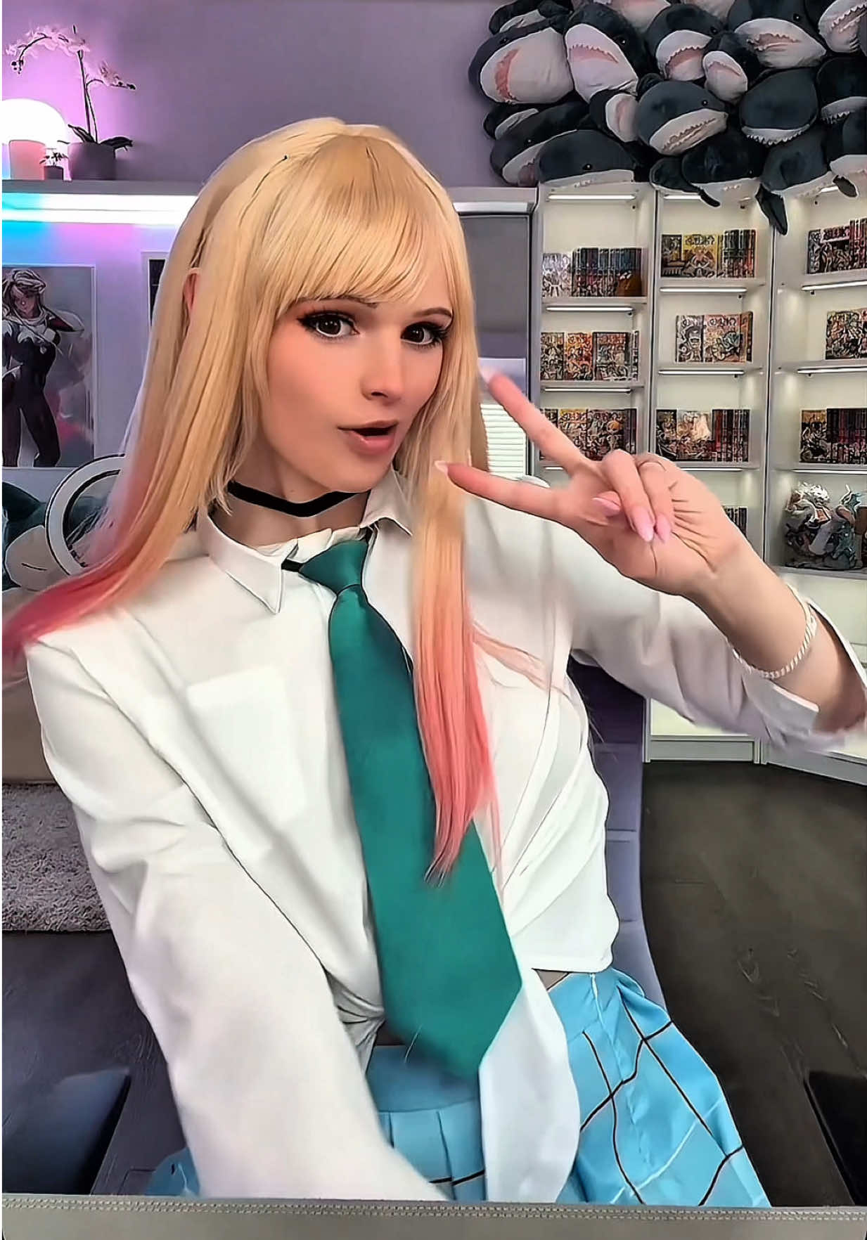 Kawaii🩷Kawaii🩷✌🏻 been jamming to this song every Saturday 😎 ##marinkitagawa #mydressupdarling #marinkitagawacosplay #cosplay #peachybunnn