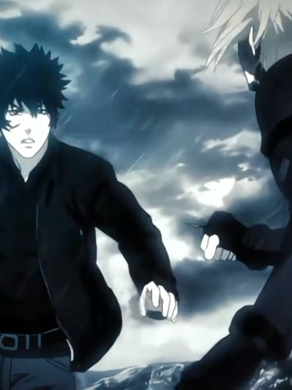 #psychopass ▫️when I was a kid, I got into a fight with my best friend, and our mutual friend just stood there watching. I was so mad at him back then, but now I totally get it 🤭 It’s amazing, there are literally no words for what these two are pulling off in this fight ⠀⠀⠀⠀⠀⠀⠀✧   #shinyakogami #kogami #akiravasilyignatov #psychopassedit 