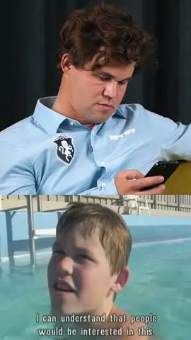 Magnus reacting to videos of the best player in the world 👶
