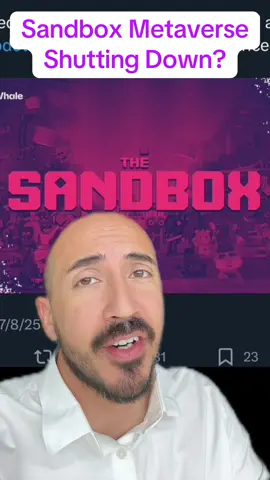 Sandbox Metaverse Down Bad