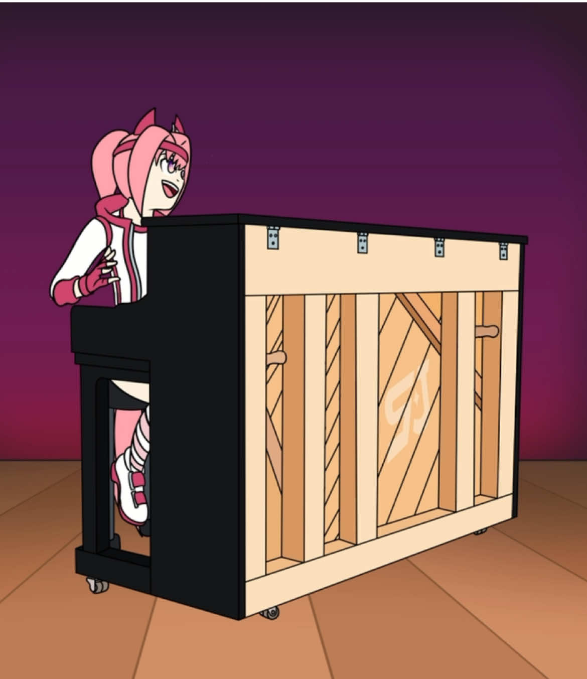 Haru Urara’s piano recital  #umamusume #animation 