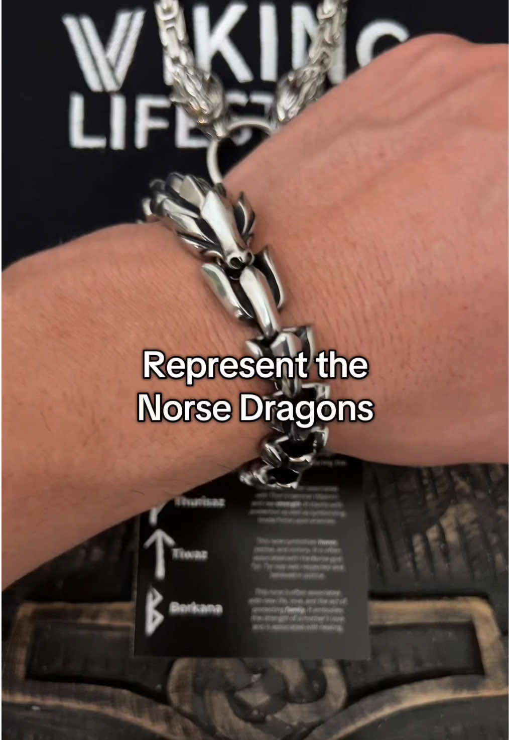 Order the Dragon Scale Bracelet on TikTok Shop 🐲    Dragon Jewelry | Jormungandr Bracelet | Norse Inspired   #godofwarragnarok #dragonscale #norsemythology #vikinglifestyles 