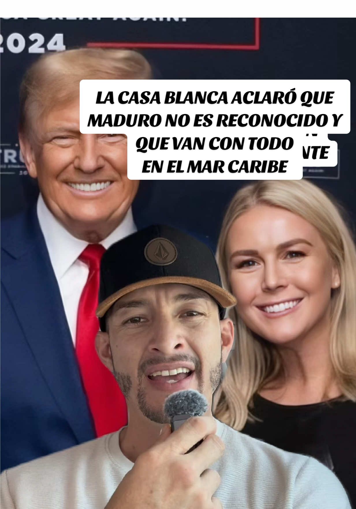 La Casa Blanca aclaró que Maduro no es reconocido si no más bien líder de una banda y van con todo en el mar caribe #elflacowillnoticias #parati #estadosunidos #venezuelalibre 
