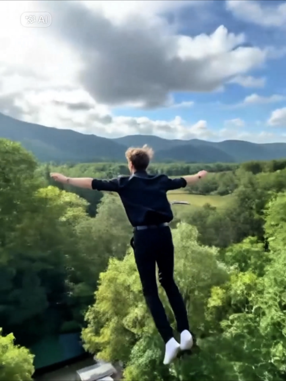 Flying Filter#aifilter #CapCut #trending #fyp #viral 