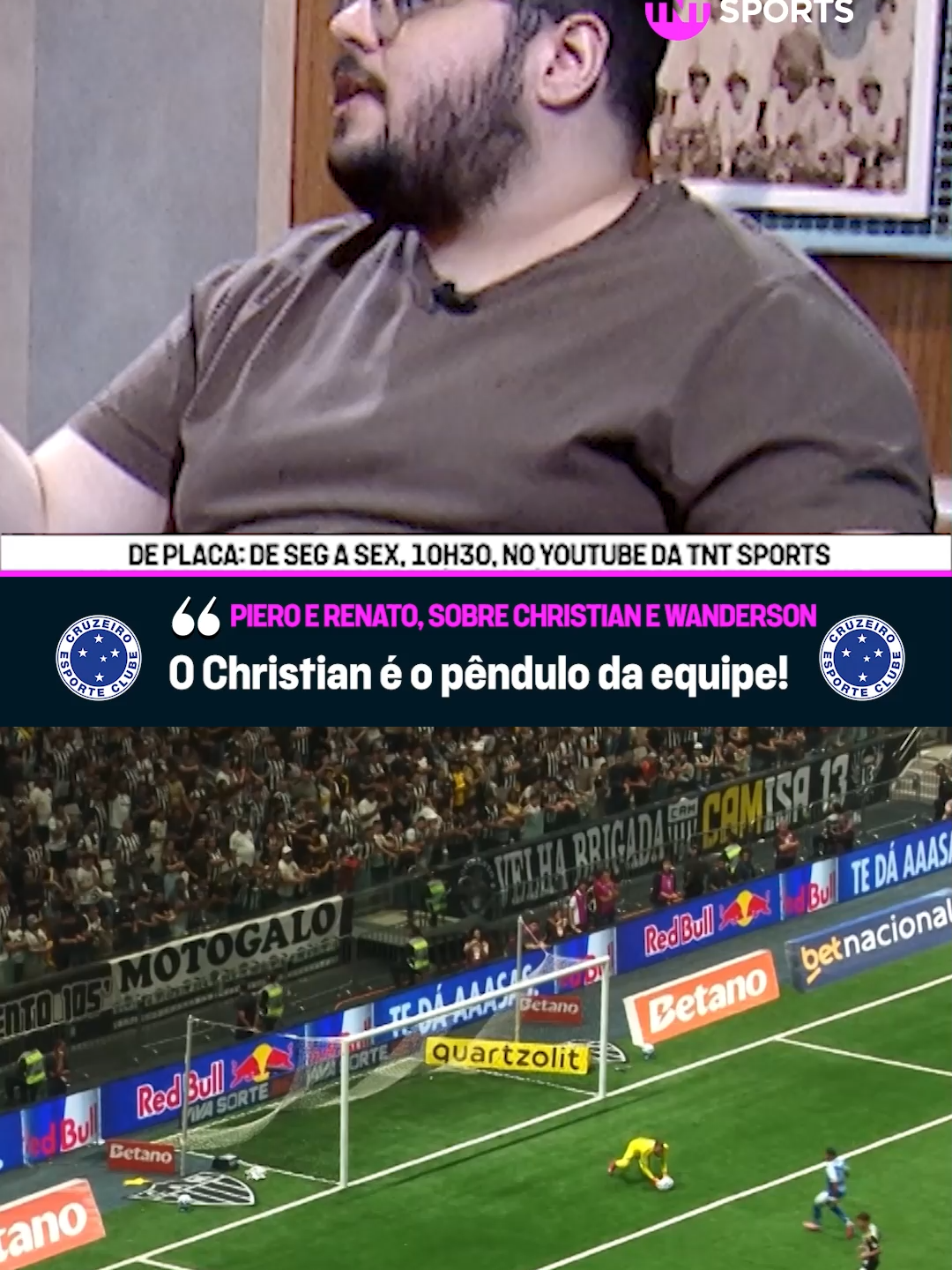 O LEONARDO JARDIM ENCONTROU O EQUILÍBRIO NO CRUZEIRO: O NOME É CHISTIAN! Se liga na opinião do @rnato_rodrigues sobre o momento do jogador e deixe sua opinião nos comentários. #DePlaca #futebolbrasileiro #tiktokesportes #debate #futebol
