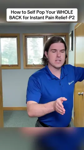How to Self Pop Your WHOLE BACK for Instant Pain Relief-P2 #whole #pain 
