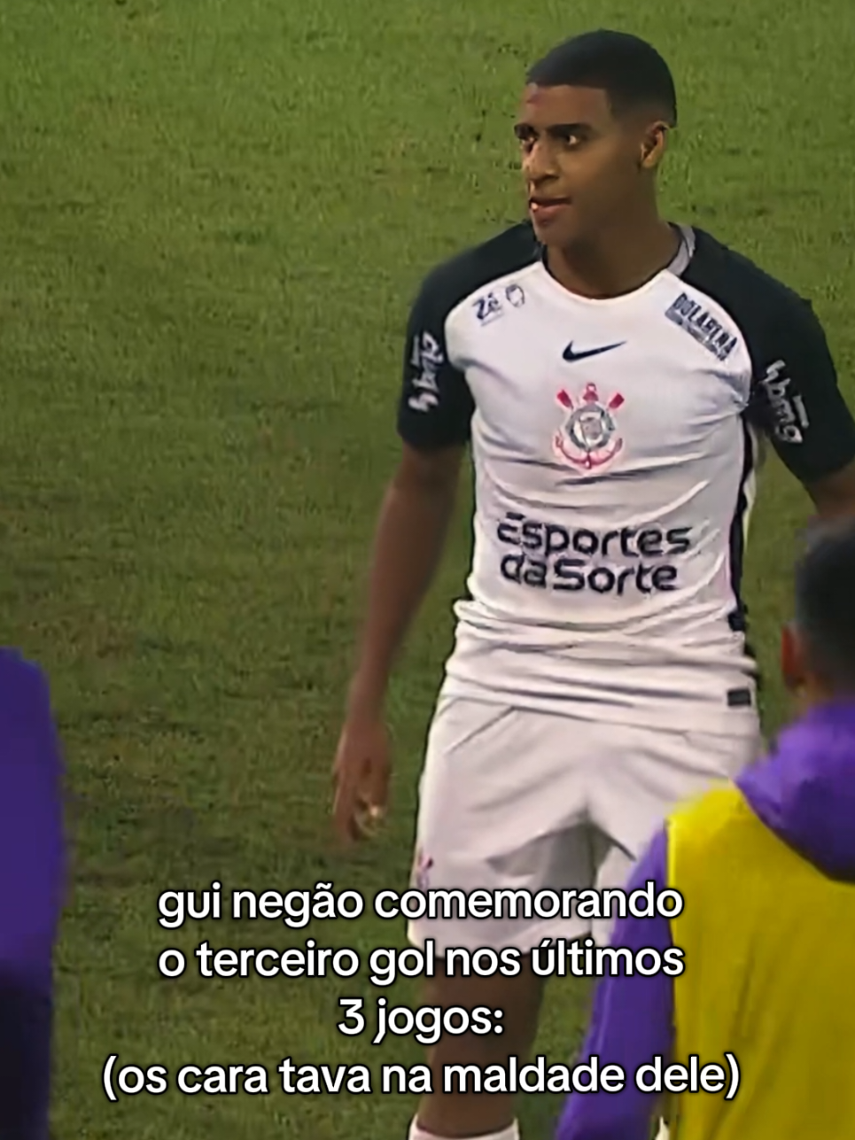 não entendi essa comemoração não, só sei que nunca critiquei ele... #futebol #corinthians #guinegao #copadobrasil #comemoração 