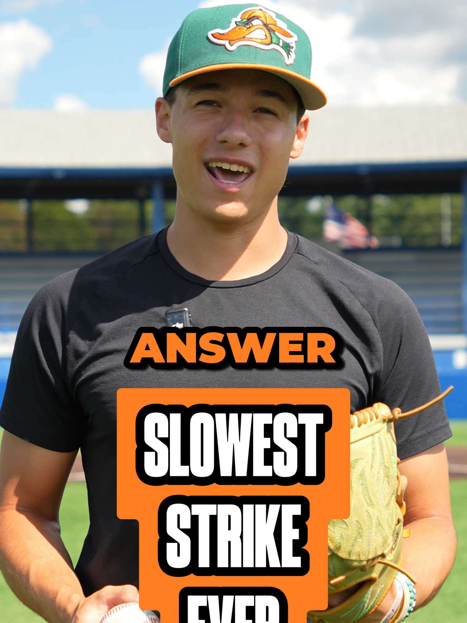 Last Year We Set The Bar Pretty Low At 25MPH. Now We Have A New Slowest Strike! #baseball #60eraguy #eephus #slowest #pitch #worldrecord