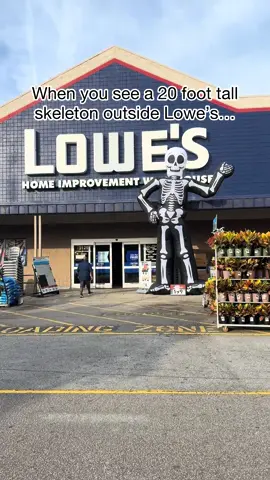 Ok so I couldn’t pass this up at @Lowe’s. This inflatable is just too perfect for our elevated house.  - #halloween #halloweendecor #halloweendecorations #lowespartner #inflatable 