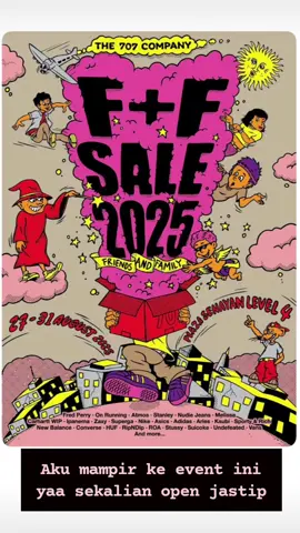 Open jastip F+F Sale 2025 kapan lagiii sepatu On sejut jutt brand lainya juga ga kalah ambyar harganyaaa #jastip #onrunning #melissa  #sale  #2025 