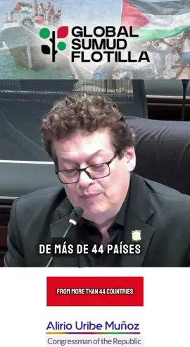Desde el Congreso de la República de Colombia se alzó una voz de respaldo a la Global Sumud Flotilla 🚢🇵🇸. El pasado 26 de agosto, en la plenaria de la Cámara de Representantes, varios congresistas expresaron su solidaridad con el pueblo palestino y destacaron la misión que zarpa este 31 de agosto, en la que un equipo desde Colombia se suma a esta causa de dignidad y resistencia. ✊🌍 #FreePalestine #ColombiaConGaza #GlobalSumudFlotilla #palestine 