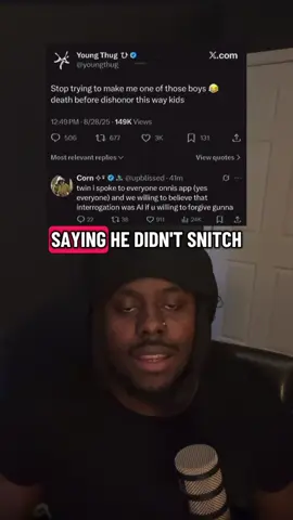 Young Thug Doesn’t want to accept that he also snitched and he is just like gunna using his logic #youngthug #gunna #celebritynews 