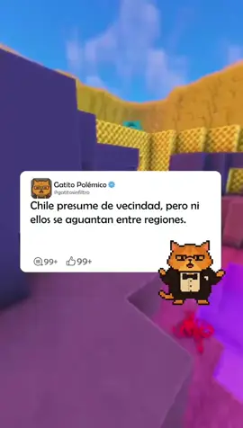 chile presume de vecindad pero ni ellos se aguantan entre regiones #gatitopolemico #gatitosinfiltro #opinion 