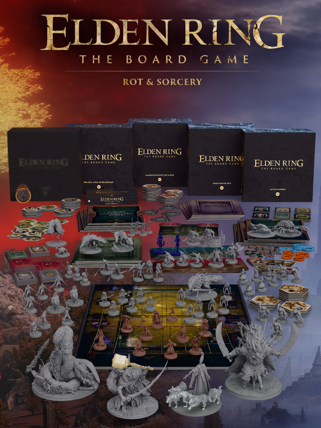 JUST LAUNCHED! ELDEN RING: Rot & Sorcery awaits the pledges of brave Tarnished, guided by grace. Journey to Gamefound to join the campaign: https://gamefound.com/projects/steamforged-games/elden-ring-board-game-sorcery-and-rot?refcode=_XoQjzI2HUWM4NupB_yRRw  #EldenRingBoardGame #EldenRingRotAndSorcery #EldenRing #BoardGames